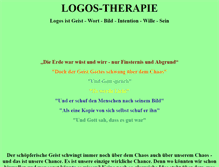 Tablet Screenshot of logos-therapie.de